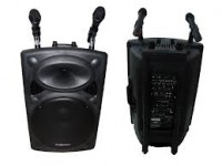 Caixa Ativa 15 Ecopower Ep-1292 - 2 Microfones Sem Fio